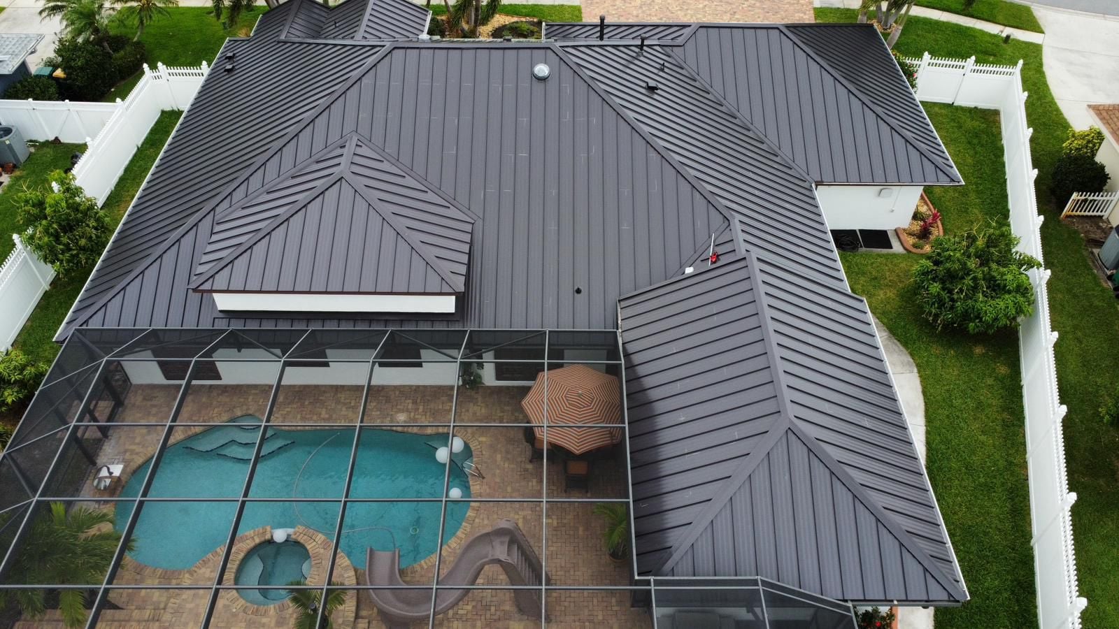Metal roof installation in Florida